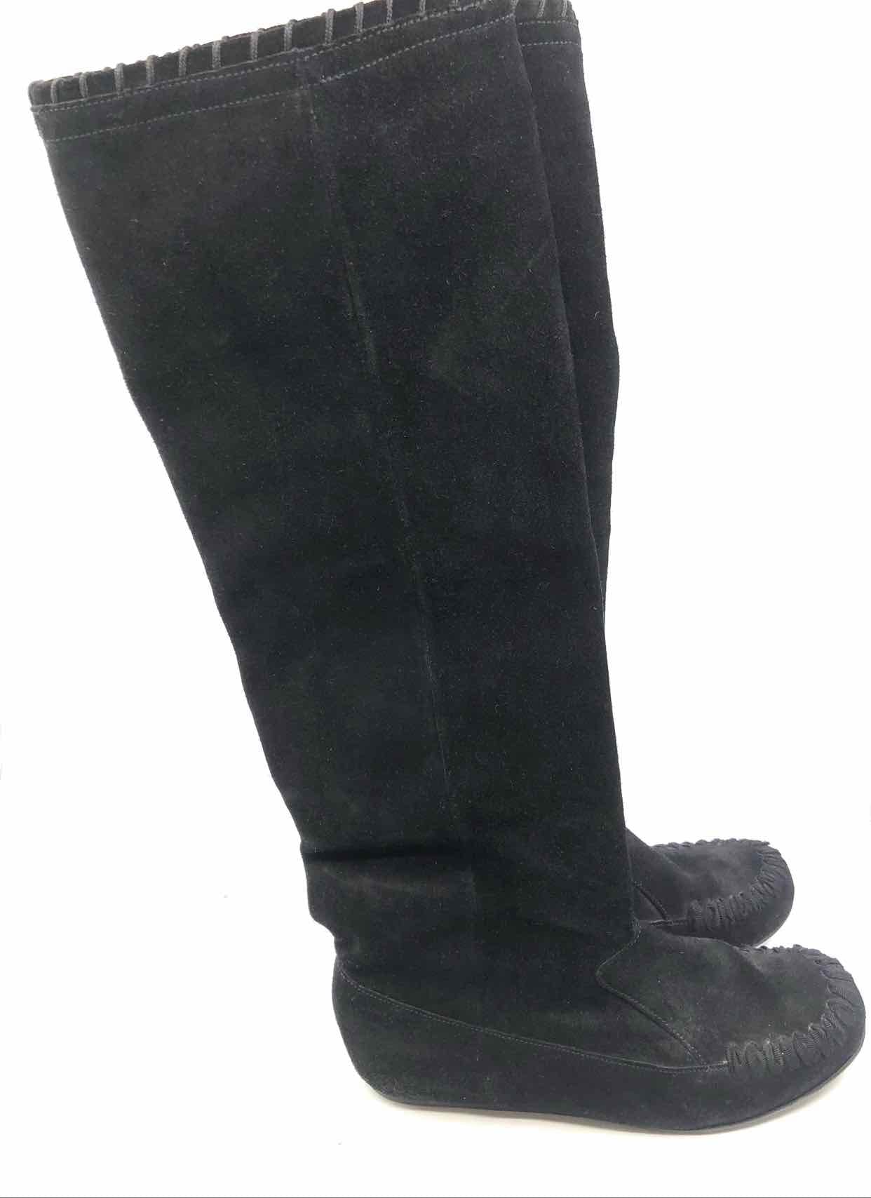 LANVIN Woven Tall Boot | 7.5