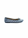LOUIS VUITTON Size 10 Grey Flats