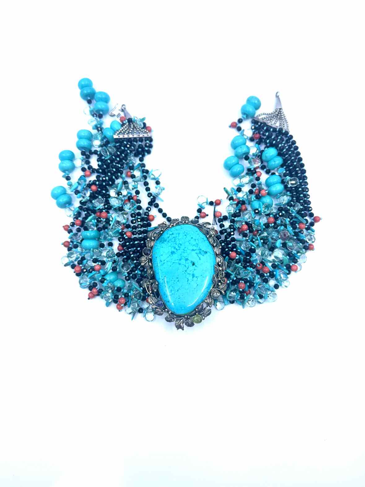 NL Black & Turquoise Necklace