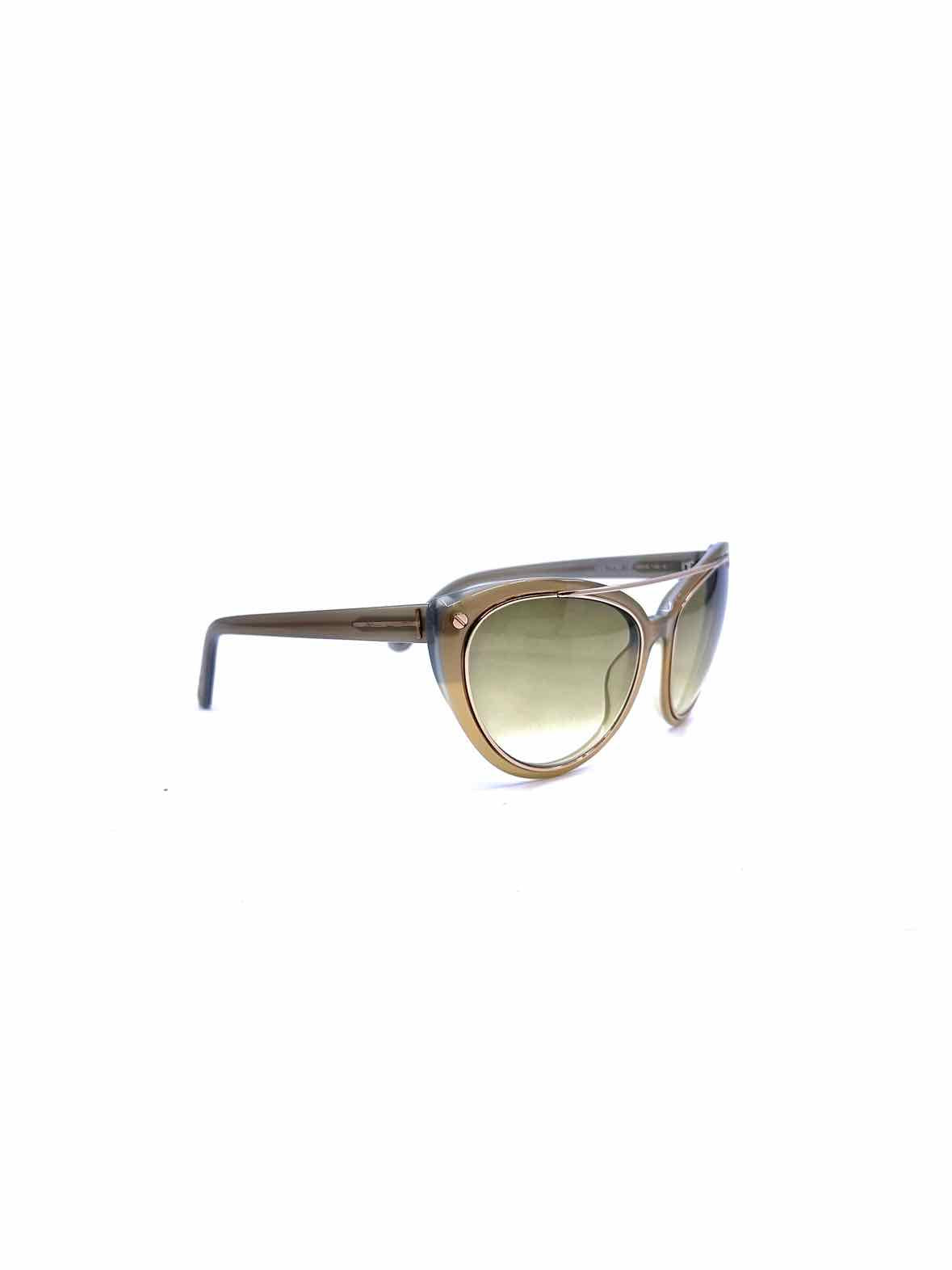 TOM FORD Beige Cat Eye Solid Sunglasses