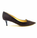 JIMMY CHOO Size 5.5 Brown Suede Solid Pumps