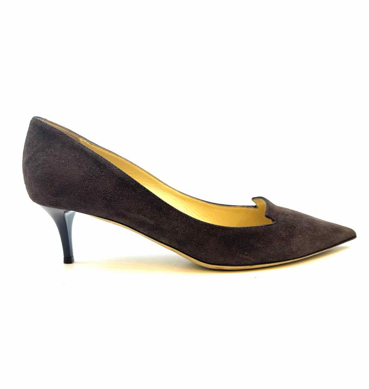 JIMMY CHOO Size 5.5 Brown Suede Solid Pumps