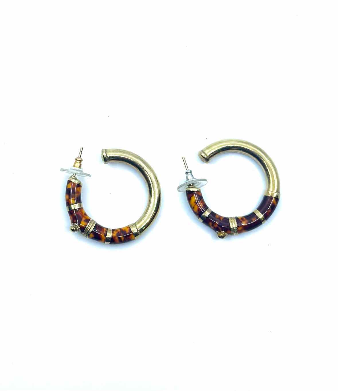 FLLI MENEGATTI Brown Pierced Earrings