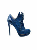 NICHOLAS KIRKWOOD Size 10 Navy Blue Ankle Boot
