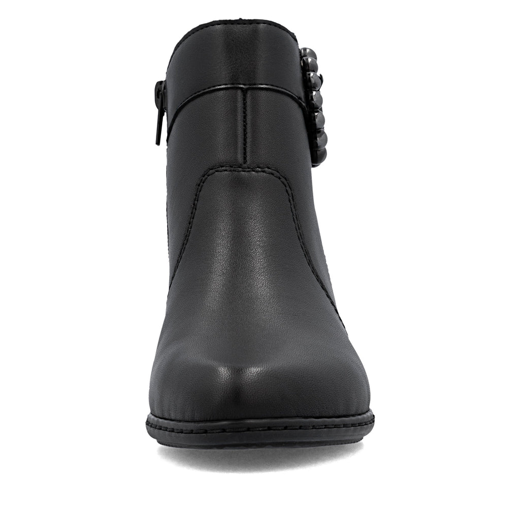 Rieker Womens Fashion Buckle Detail Ankle Boots | Black