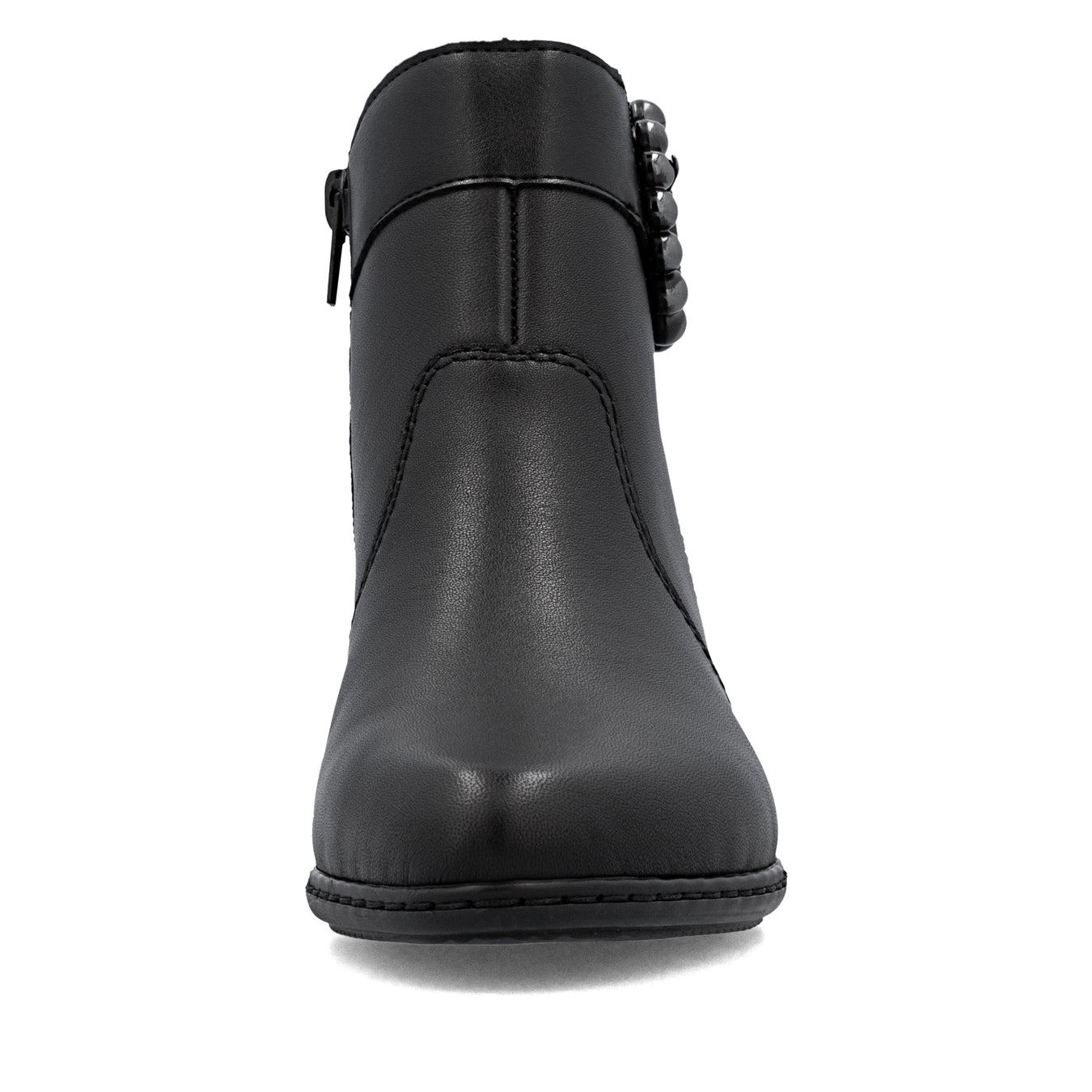 Rieker Womens Fashion Buckle Detail Ankle Boots | Black