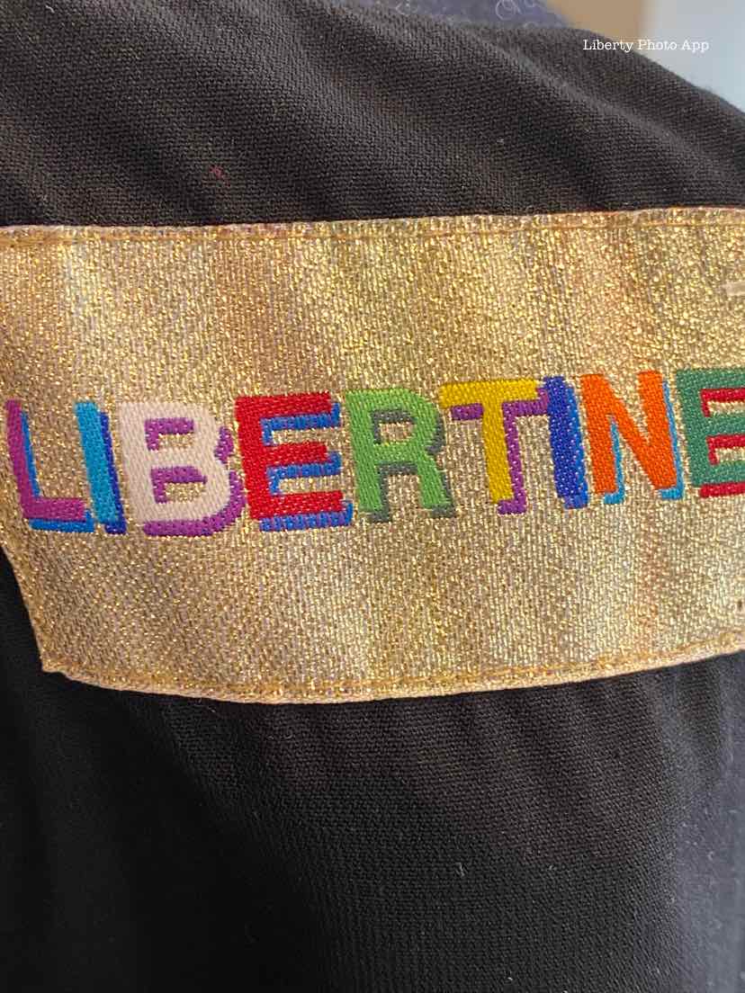 LIBERTINE Size XS Black Cashmere Blend Floral Jacket