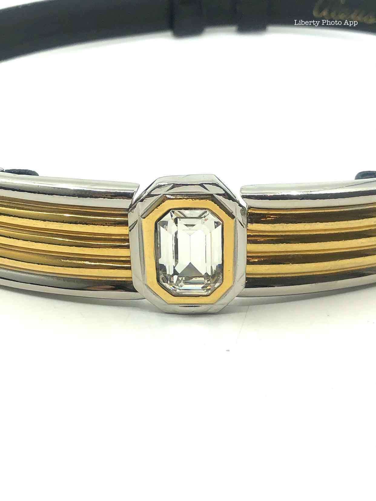 JUDITH LEIBER Rectangular Buckle Belt
