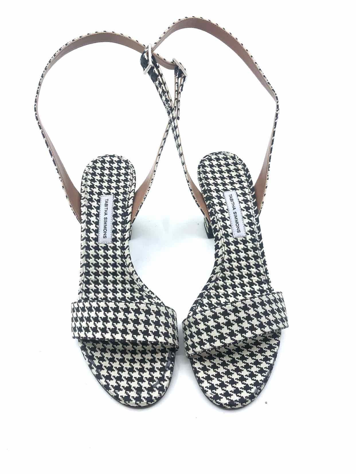TABITHA SIMMONS Houndstooth Sandals | 8