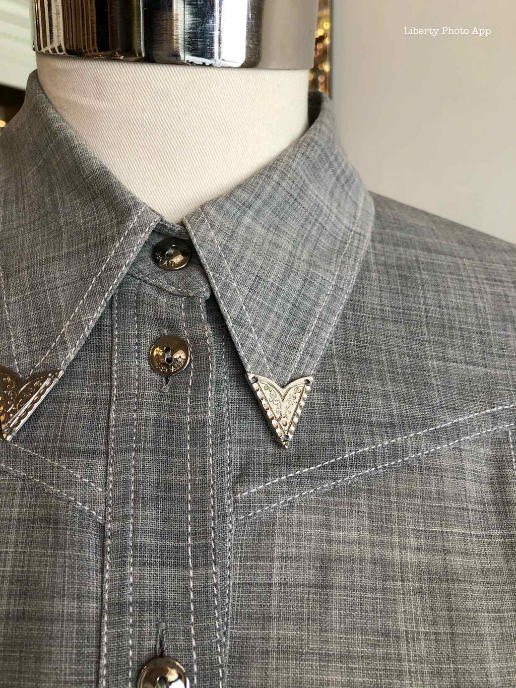 ESCADA Silver Button Up Skirt Suit | 4