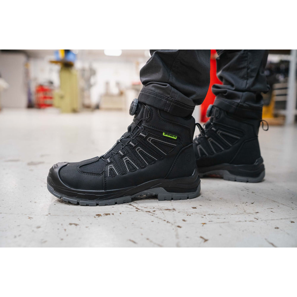 Apache Fort Fitgo Leather Waterproof Safety Boot ESD - Wide Fit
