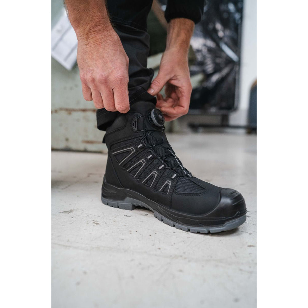 Apache Fort Fitgo Leather Waterproof Safety Boot ESD - Wide Fit