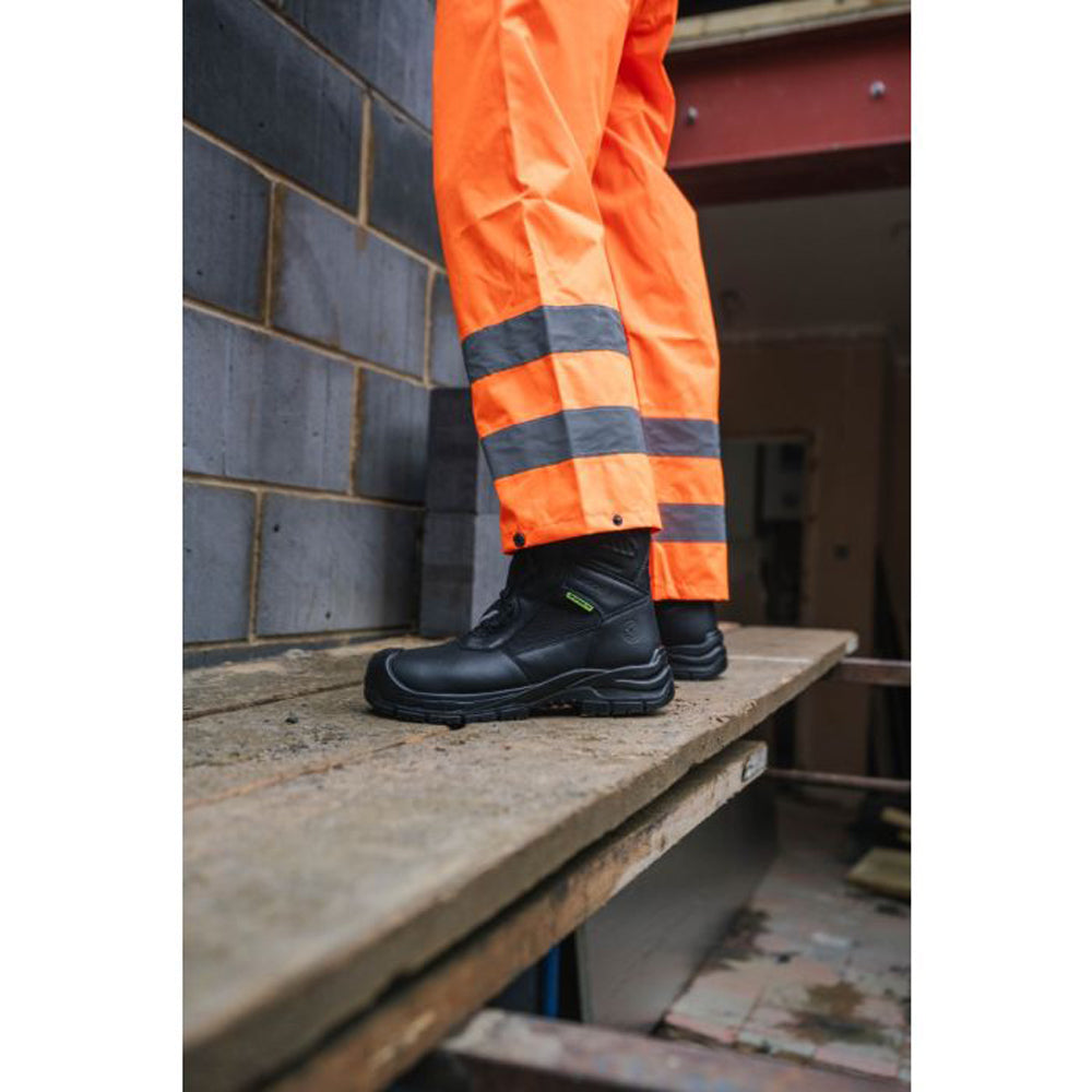 Apache Richmond High Fitgo Leather Waterproof Safety Boot ESD - Wide Fit