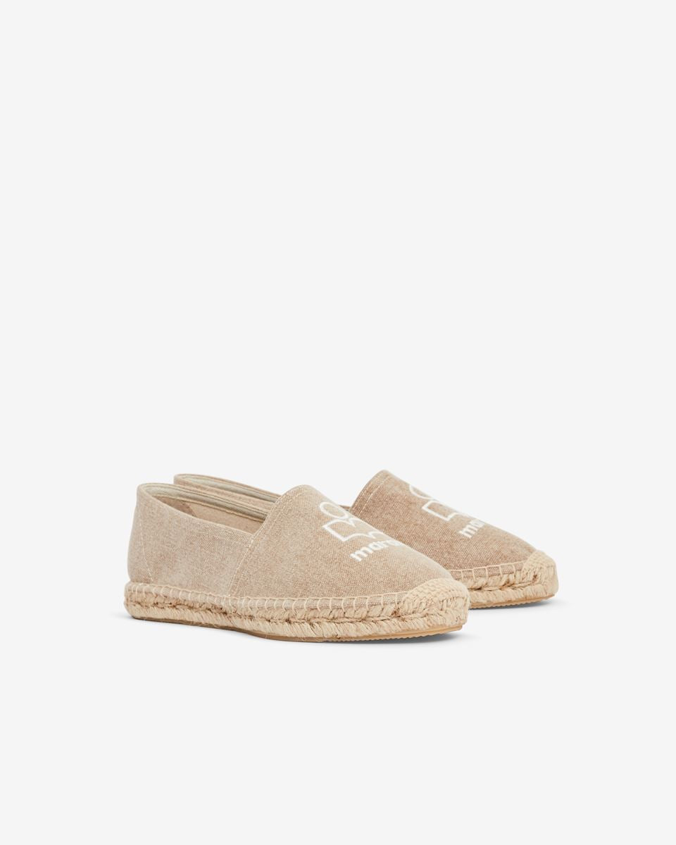 Isabel Marant Canae Logo Canvas Espadrilles