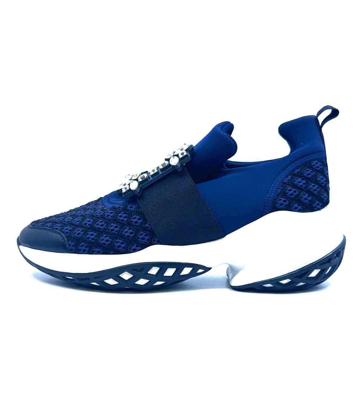 ROGER VIVIER Size 9.5 Navy, black Sneakers