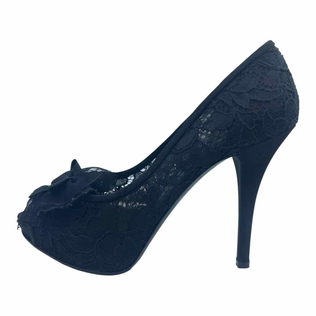 DOLCE & GABBANA Size 9 Black Lace Pumps