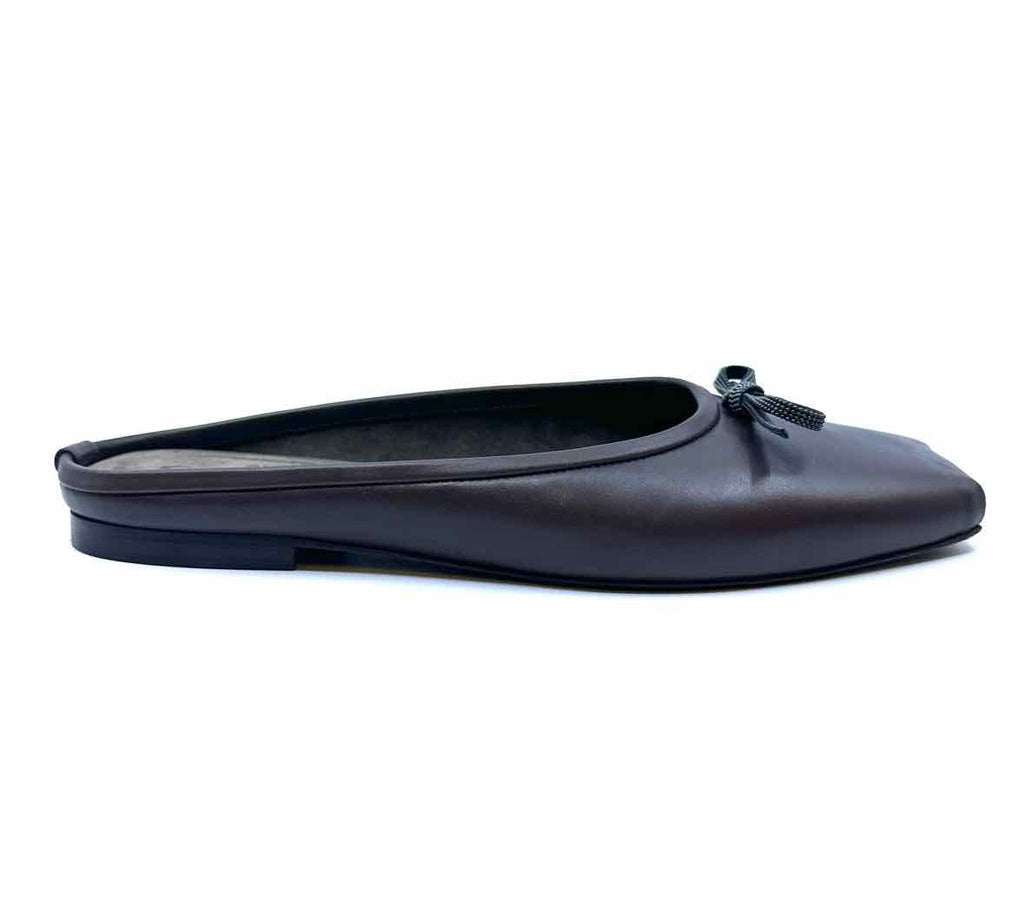 BRUNELLO CUCINELLI Size 11 Brown Mules