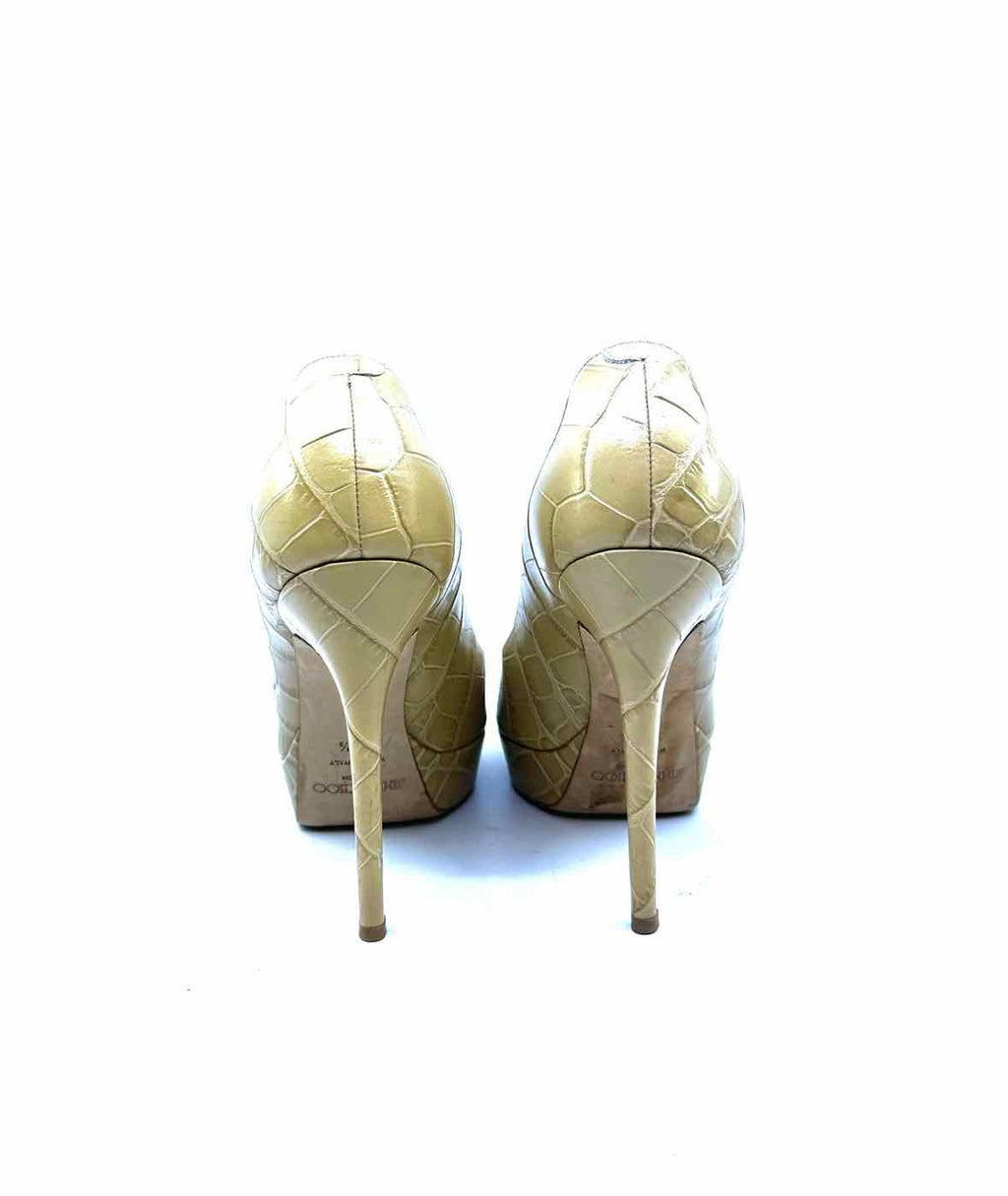JIMMY CHOO Size 7 Beige Pumps