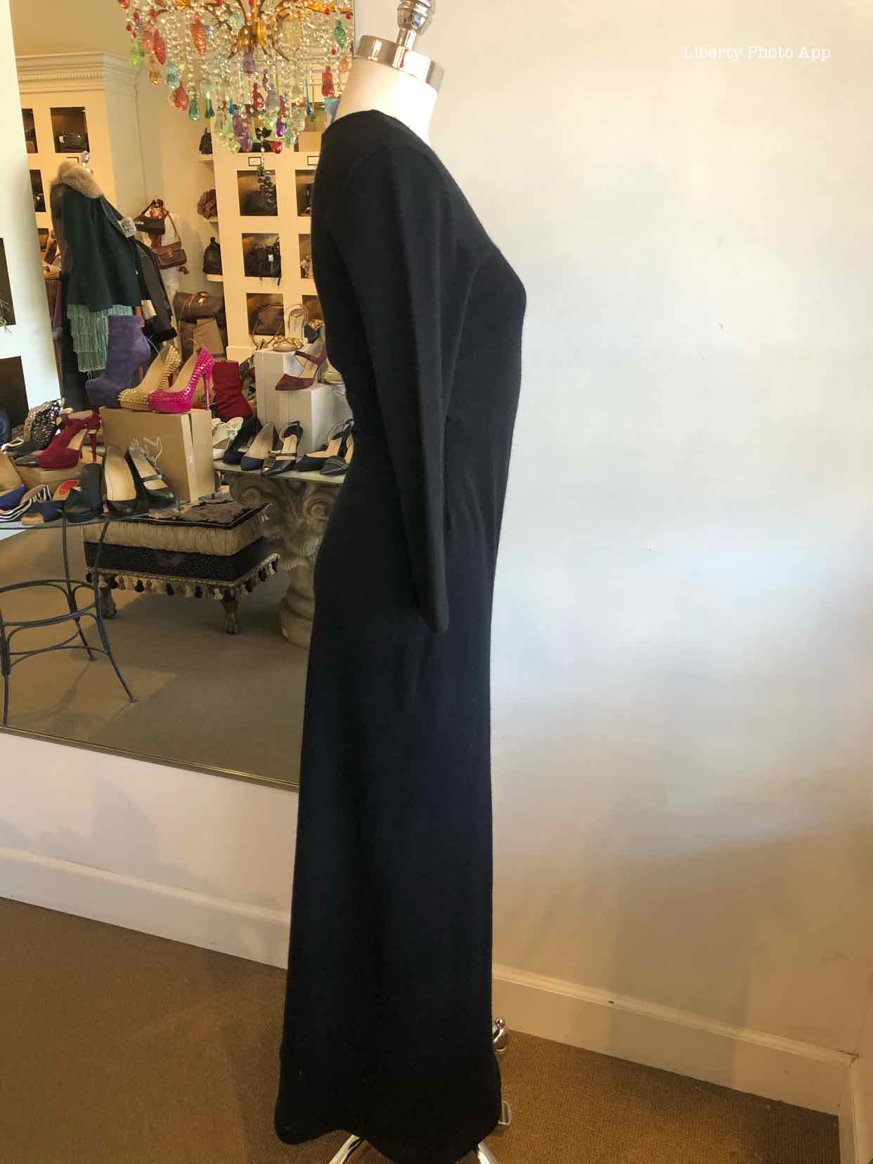 RALPH LAUREN Cashmere Wrap Dress | M