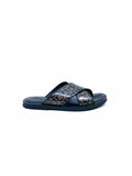 SALVATORE FERRAGAMO Size 7 Black & tan Men's Sandals