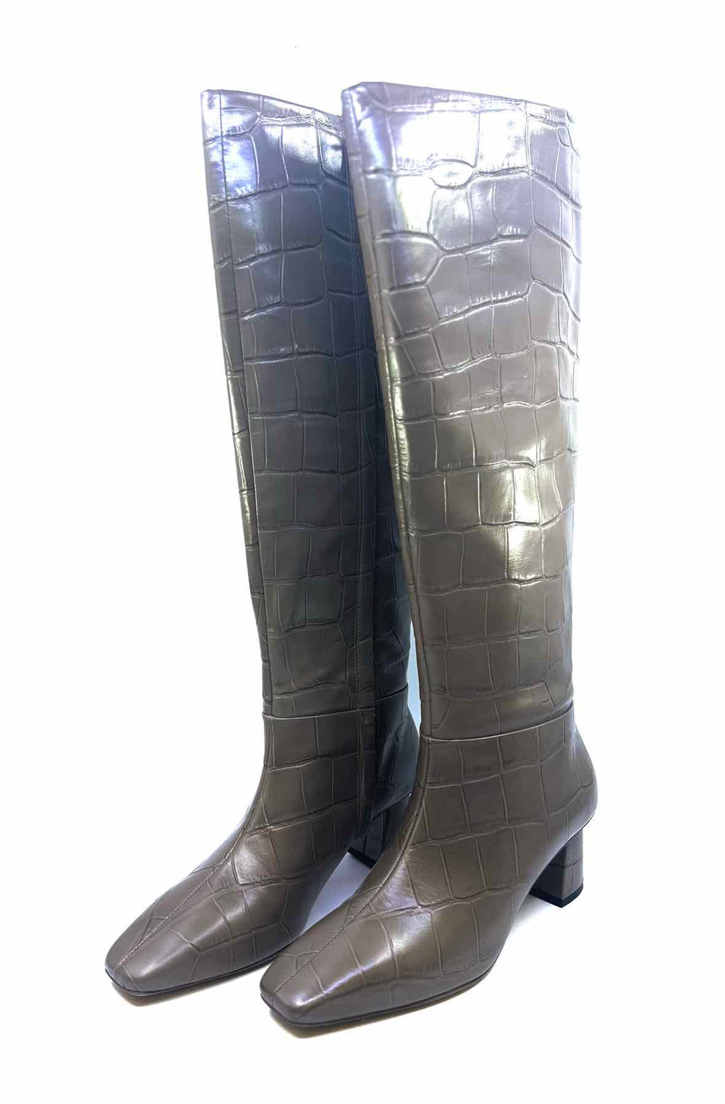 PHILLIP LIM Size 6 Taupe Leather Tall Boot