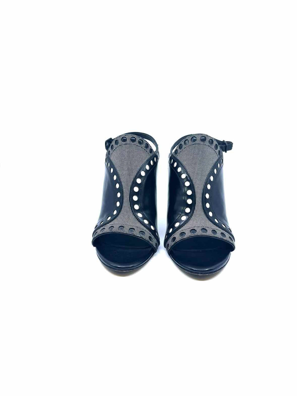 ALEXANDER WANG Size 6.5 Black & White Pumps