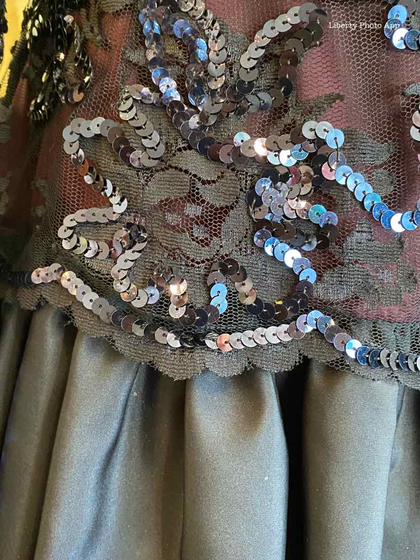 CHRISTIAN DIOR Lace Sequined Gown | M