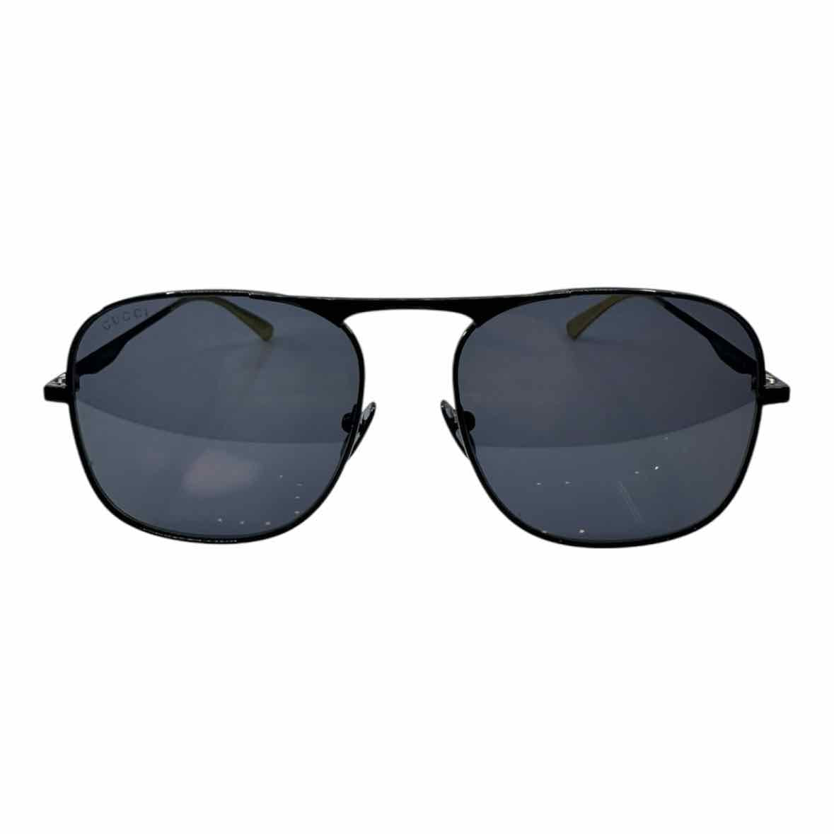 GUCCI Black Aviator Sunglasses