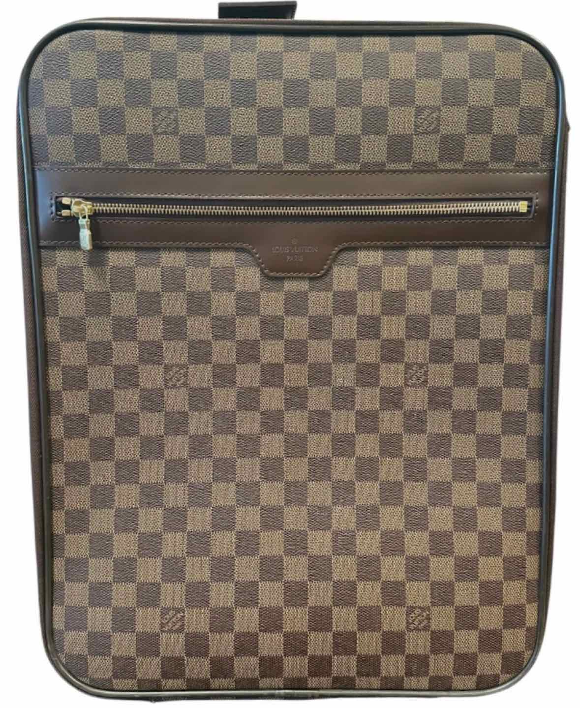 LOUIS VUITTON Brown 17.25" Damier Suitcase