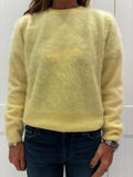Coloursh Brushed Wendy Crew in Pina Colada
