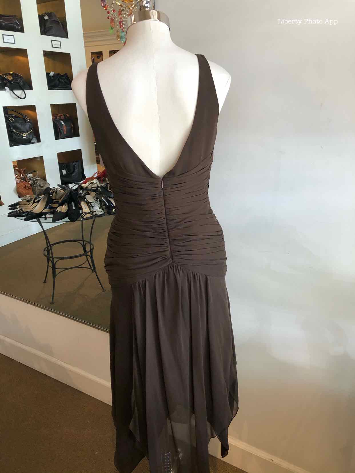 MONIQUE LHUILLIER Ruched Dress | 4