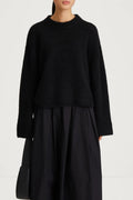 StyleIn Niclas Short Sweater in Black