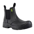 Apache Brooks Black Leather Safety Dealer Boot - Non Metallic