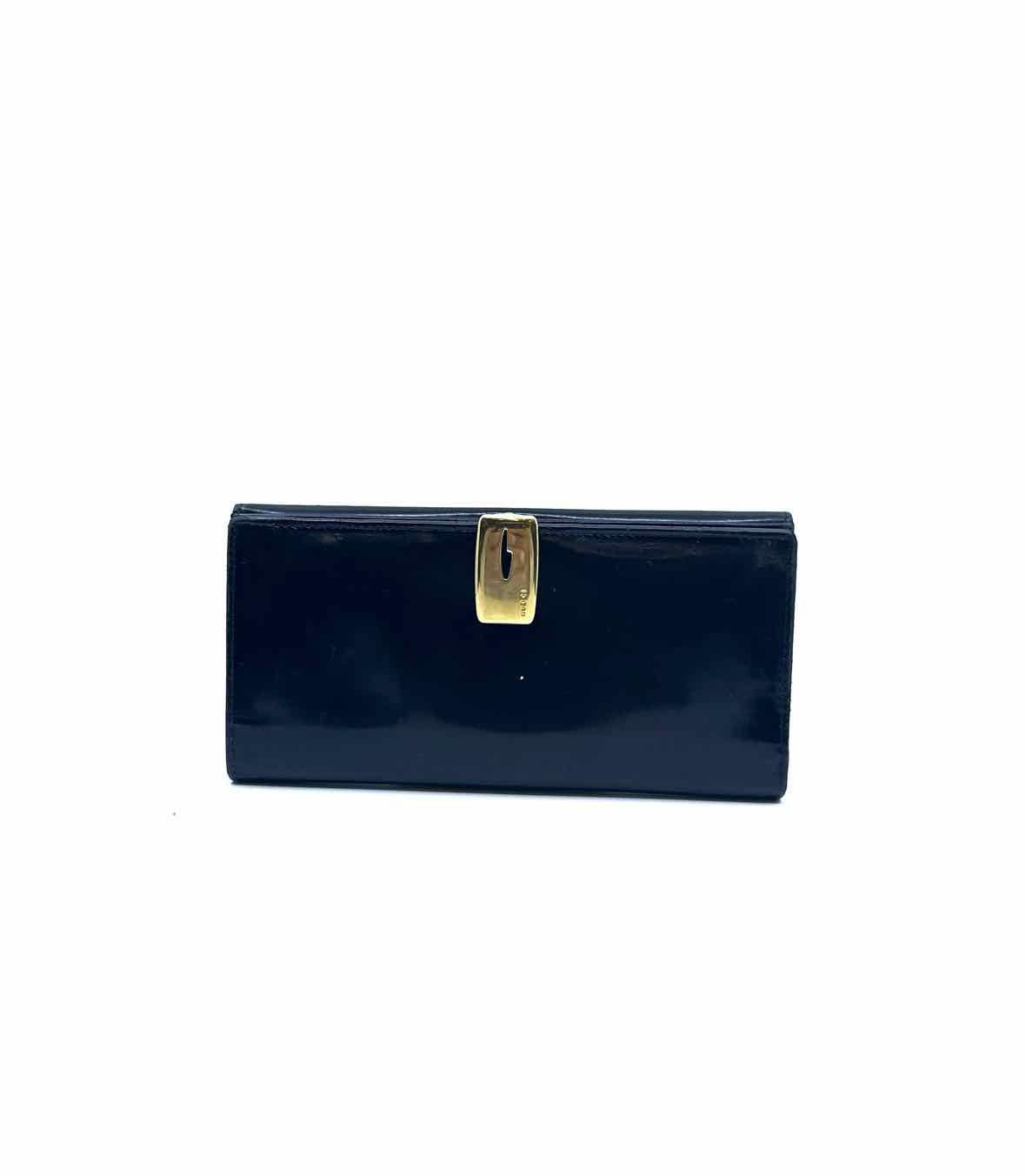 GUCCI Black Patent Leather Wallet