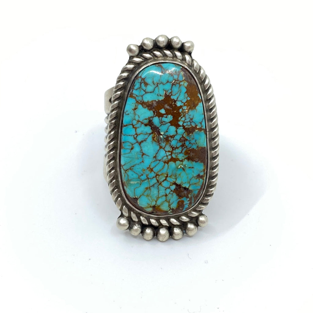 NAVAJO Indian Mountain Turquoise Ring