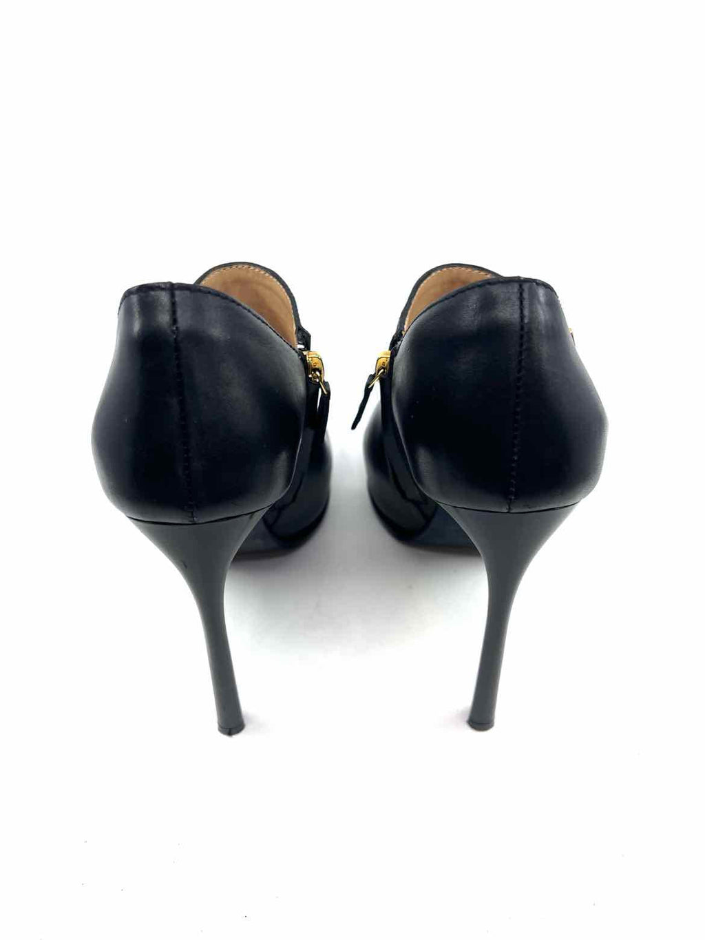 LANVIN Black Leather Ankle Boot | 8.5