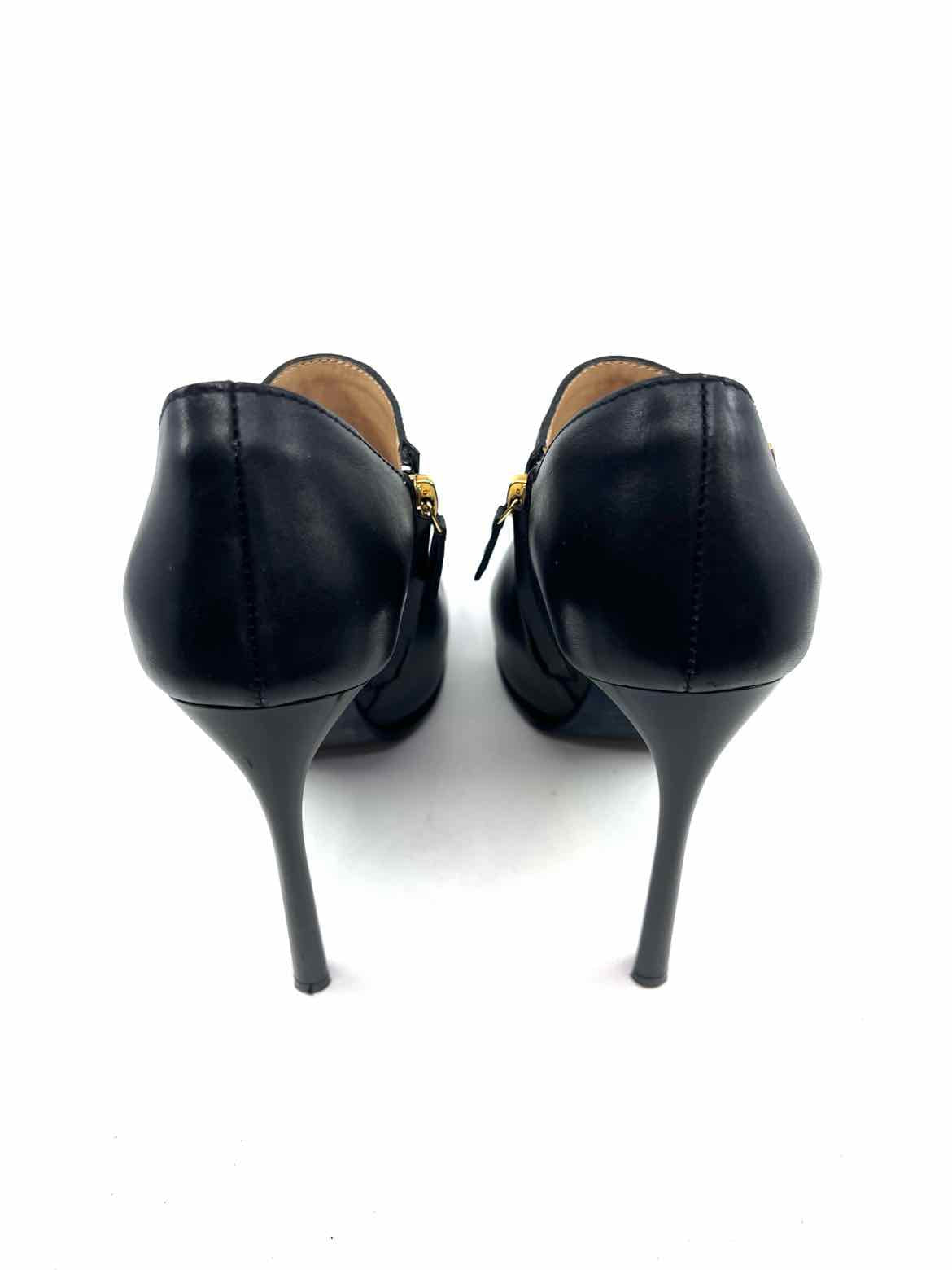 LANVIN Black Leather Ankle Boot | 8.5