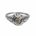 Fine Jewelry White Gold Ring