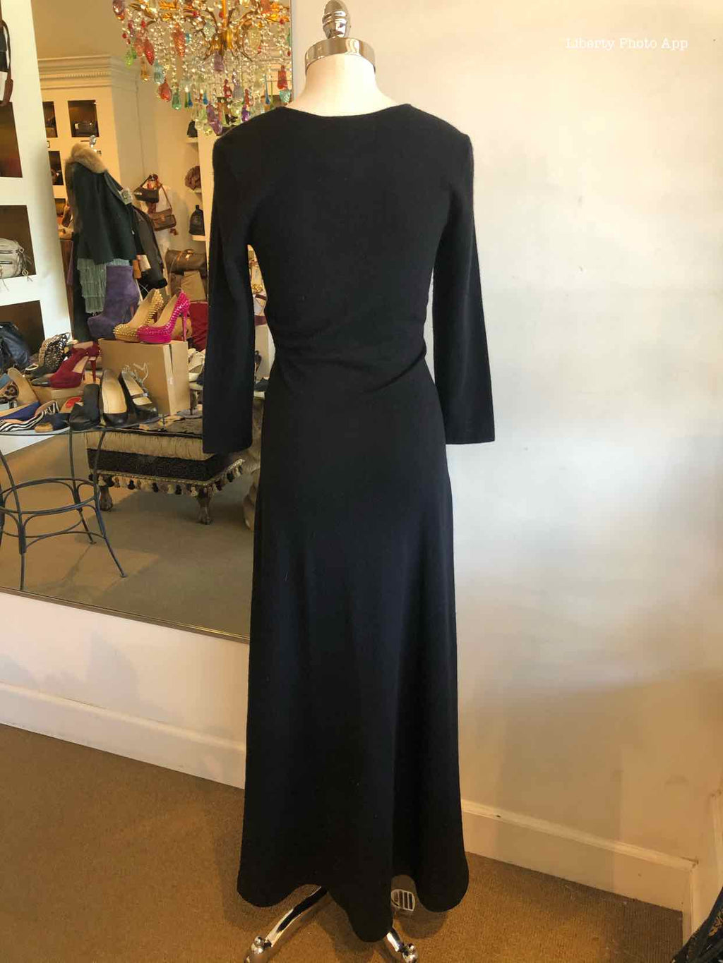 RALPH LAUREN Cashmere Wrap Dress | M