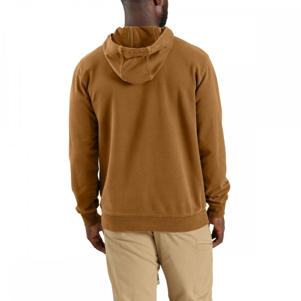 Carhartt 106253 Durham Garment Dyed Logo Hooded Sweatshirt