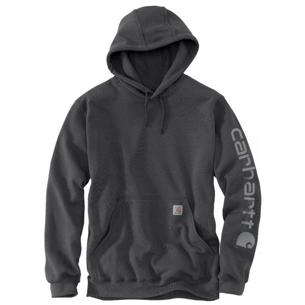 Carhartt 106253 Durham Garment Dyed Logo Hooded Sweatshirt