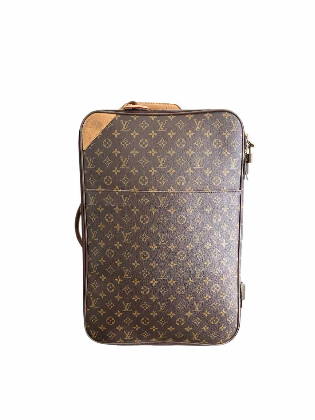 LOUIS VUITTON Brown MONOGRAM Suitcase
