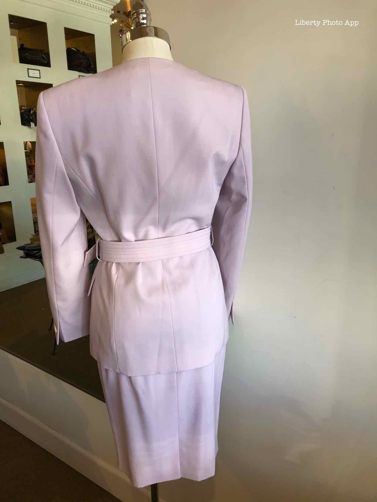 ESCADA Lavender Buckle Skirt Suit | 4