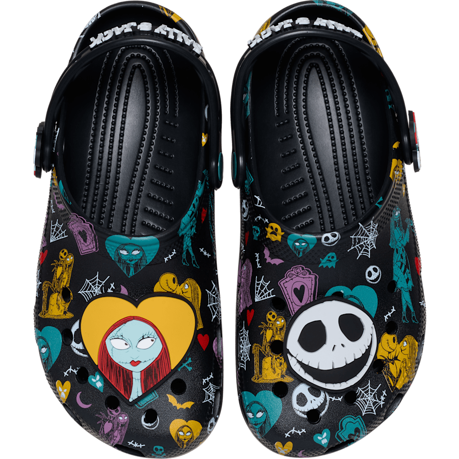 CROCS Unisex The Nightmare Before Christmas Jack and Sally Clog