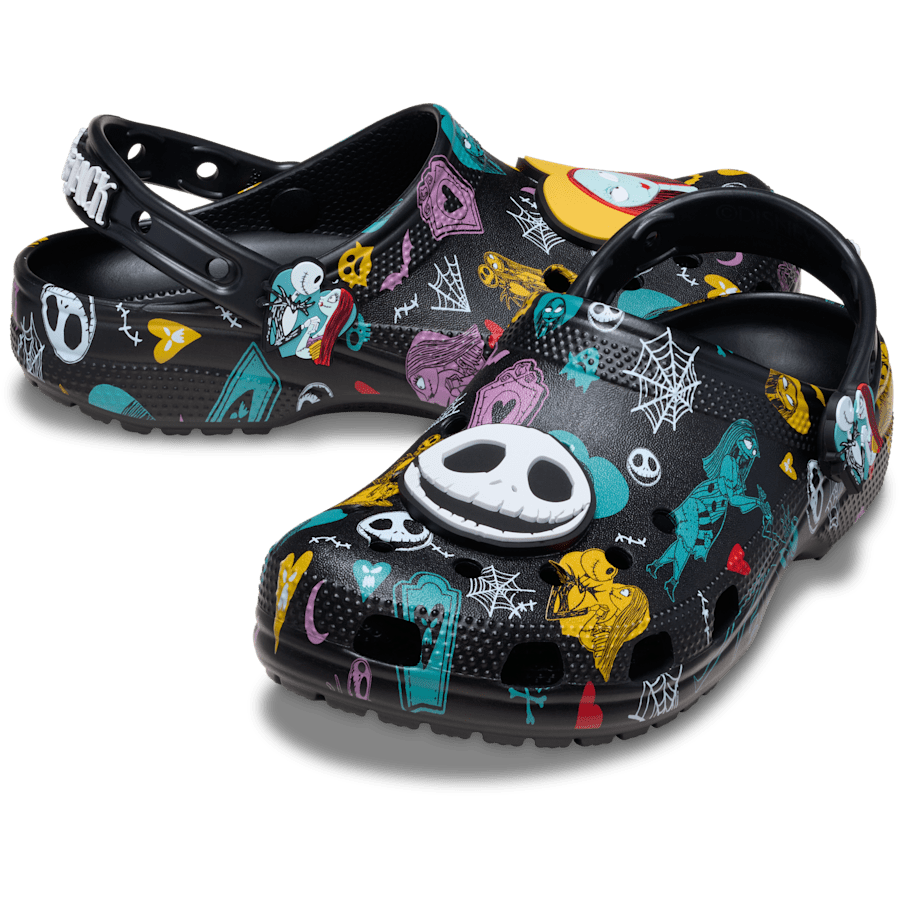 CROCS Unisex The Nightmare Before Christmas Jack and Sally Clog