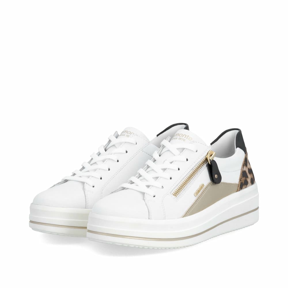 Remonte Womens Fashion Trainers | White