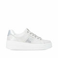 Remonte Womens Fashion Slip On Trainers | Silver