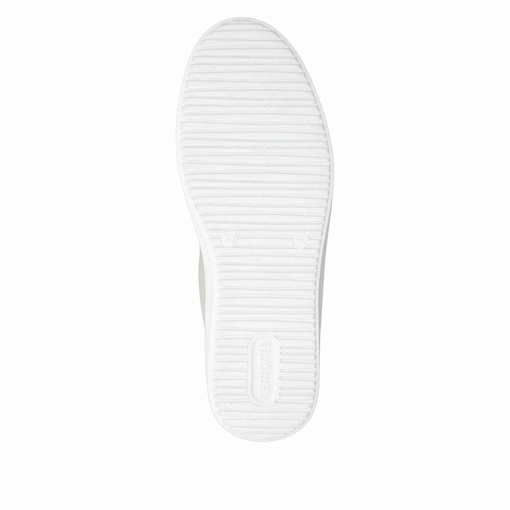 Remonte Womens Fashion Slip On Trainers | Silver
