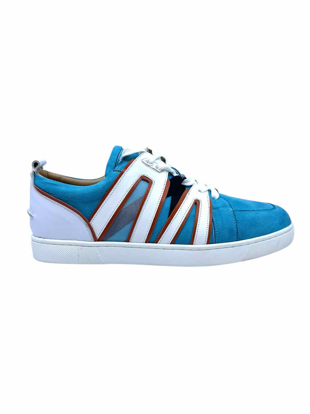 CHRISTIAN LOUBOUTIN Size 10 Blue Men's Sneakers