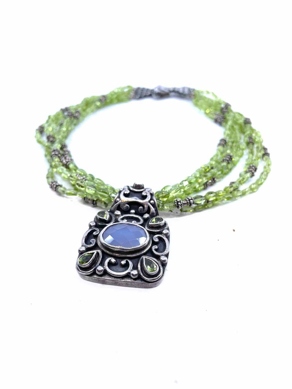 Green Peridot Necklace